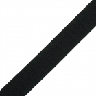 Leichtes und dünnes Gurtband A 601/01/24,5 aus Polyester, Breite 24,5 mm, Meterware, Farbe schwarz