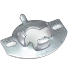 Mini-Aufschraub-Lagerschale aus Eisen für Kugellager  28 mm, Krallenlager