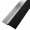 Streifenbürste 8033 - gerade - mit Alu-Profil blank, Besatz PA6 schwarz glatt, auf Maß 30 mm Faserhöhe der Bürste