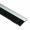 Streifenbürste STL2001 mit Alu-Profil eloxiert,Faserbesatz Polyamid (PA6)  schwarz, Bürstendichtung, Türbürste 30 mm Bürstenhöhe, Länge 100 cm