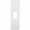 Abdeckplatte Blende für Wippschalter KPM und Wipptaster KPS, Aluminium weiß lackiert 142 mm Lochabstand