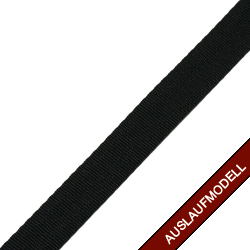 Stahl Sicherheitsgurtband 550 S/25 aus Polyester, Breite ca. 25 mm, Meterware, Farbe schwarz