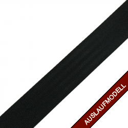 Stahl Sicherheitsgurtband 550 S/30 aus Polyester, Breite ca. 30 mm, Meterware, Farbe schwarz