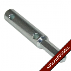 Geiger Kupplungsstück 730F0005 6 mm 6-Kant-Stift auf  9,9 mm Rund-Zapfen