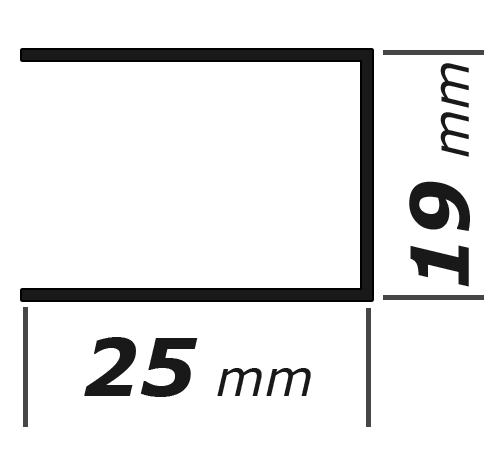 Chillroi Alu-Ladeschiene bis ca 184 cm
