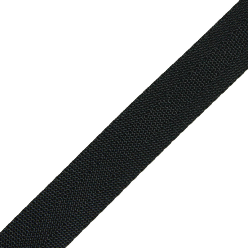 25mm x 1,3mm PES leichtes&dünnes Gurtband aus Polyester 1m Stahl PE 144/25
