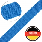 Gurtband E 410/85 aus Polypropylen (PP), Breite 25 mm, Meterware, Farbe hellblau