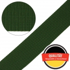 Gurtband E 410/85 aus Polypropylen (PP), Breite 40 mm, Meterware, Farbe oliv