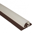 Rollladendichtung HS1/10, braun, Länge 200 cm, selbstklebend, für Spaltbreiten 11-16 mm