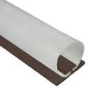 Rollladendichtung HS1/30, braun, Länge 200 cm, selbstklebend, für Spaltbreiten 21-30 mm