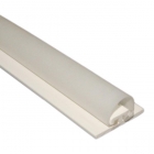 Rollladendichtung HS1/10, weiß, Länge 125 cm, selbstklebend, für Spaltbreiten 11-16 mm