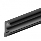 Flügelfalzdichtung 4050 für eine Falzbreite von 12mm, für Nutbreiten von 5 mm, Farbe schwarz | Türdichtung, Fensterdichtung