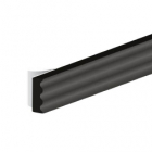 Selbstklebende EPDM Gummidichtung Ellenflex K, 9 x 3 mm, 1-seitig selbstklebend, Meterware im Doppelstrang (halbe Länge!), Farbe schwarz | Dichtungsband