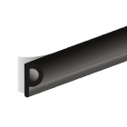 Selbstklebende EPDM Gummidichtung Ellenflex P, 8 x 5 mm, 1-seitig selbstklebend, Meterware im Doppelstrang (halbe Länge!), Farbe schwarz | Dichtungsband
