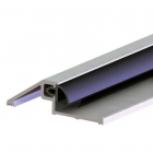 Türschwelle aus Aluminium mit Gummidichtung Typ AKW 2 für Spalten von 4-11 mm,  Länge 100 cm | Türbodendichtung, Türbodenschwelle, Bodenschwelle