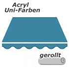Markisentuch aus Acryl auf Maß gefertigt, Uni-Farben (einfarbig) Markisenstoff