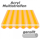 Markisentuch aus Acryl auf Maß gefertigt, Multistreifen (Markisenstoff)