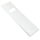 Abdeckplatte für Gurtwickler aus Kunststoff, Lochabstand 134 mm, weiß