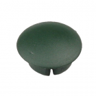 Abdeckkappe / Blindstopfen für Bohrloch  10 mm, grün