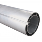 Doppelwandiges Aluminiumrohr DW 100 mit Rundnut, Außenmaß 100 mm , Innenmaß 78 (Aufnahme 76 mm)