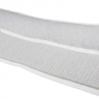 Klettband Stick & Sew, Haken selbstklebend und Flausch zum aufnähen, 20 mm Breite, weiß