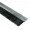Streifenbürste Typ SV5 mit Alu-Profil blank, 100cm Länge, Bürstendichtung, Türbürste 20 mm Bürstenhöhe