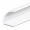 Selbstklebende Silikon Gummidichtung V-Dichtung 1024T, 7 x 9 mm, 1-seitig selbstklebend, Meterware | Flügelfalz- Türanschlagdichtung Farbe naturell (transparent) 