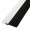 Streifenbürste 8033 - gerade - mit Alu-Profil weiß lackiert, Besatz PA6 schwarz glatt, auf Maß 30 mm Faserhöhe der Bürste
