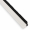 Streifenbürste 7032 - 90Â° Winkel - mit Alu-Profil weiß lackiert, Besatz PA6 schwarz glatt, auf Maß 10 mm Faserhöhe der Bürste
