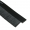 Flexible Streifenbürste "Mink-Flex" FBL3002 mit Gummi-Körper, je Meter, Bürstendichtung, Türbürste 20 mm Bürstenhöhe