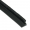 Flexible Winkel-Streifenbürste 90Â° "Mink-Flex" FBL3003 mit Gummi-Körper, je Meter, Bürstendichtung, Türbürste 20 mm Bürstenhöhe