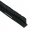 Flexible Winkel-Streifenbürste 90° "Mink-Flex" FBL3003 mit Gummi-Körper, je Meter, Bürstendichtung, Türbürste 25 mm Bürstenhöhe