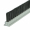 Bürstendichtung Mink-Flex FBL1248, Fußbreite 4,8 mm , je Meter, flexible Streifenbürste 4 mm (4 x 0,08 mm, PP schwarz