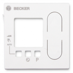 Becker Abdeckhaube für TimeControl U26, 55 x 55 mm, alpinweiß (reinweiß)
