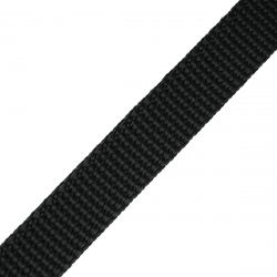 Stahl Rollladengurt Mini E 14, 14 mm Breite, Meterware, schwarz