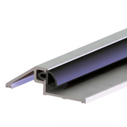 Ellen Türschwelle aus Aluminium mit Gummidichtung Typ AKW 2 für Spalten von 4-11 mm,  Länge 100 cm | Türbodendichtung, Türbodenschwelle, Bodenschwelle