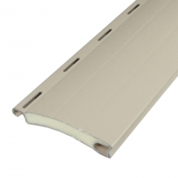 enobi Aluminium-Rollladenstab Standard AP55, 14 x 55 mm, mit Lichtschlitze (gelocht), hellbeige