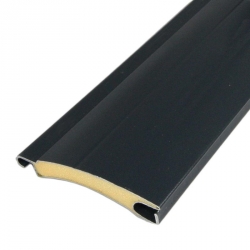 enobi Aluminium-Rollladenstab Standard AP55, 14 x 55 mm, ohne Lichtschlitze (ungelocht), anthrazitgrau