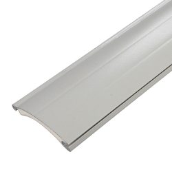 enobi Aluminium-Rollladenstab Mini AP39, 9 x 39 mm, ohne Lichtschlitzen (ungelocht), grau