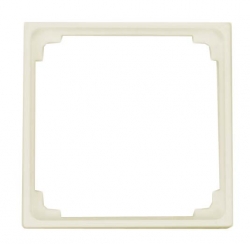 Jung Din-Zwischenrahmen 50 x 50 mm für A 500 / AS 500 / A plus, (creme) weiß