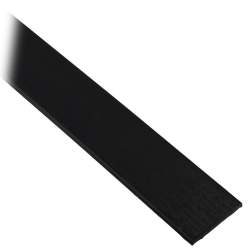 enobi Flachleiste Dekor 30 x 2,5 mm aus Kunststoff mit selbstklebendem Schaumklebeband, braun Dekor (RAL 8022), Länge 200 cm | Fensterleiste