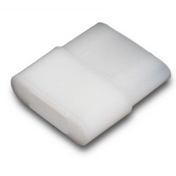 enobi Gleitstopfen für Alu-Winkelendleisten 14 x 25 mm, weiß