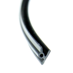 enobi Kunststoff-Einlage für Mini-Führungen 10,2 mm Abstand, Gummikeder (PAAR)