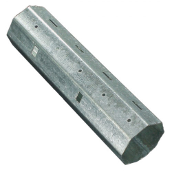Selve Mini-Stahlwelle SW 40, 8-Kant  40 mm, verzinkt, 0,6 mm Wandung, innenliegende Falz, Fixlänge 100 cm