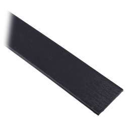 enobi Flachleiste 40 x 2,5 mm aus Kunststoff mit selbstklebendem Schaumklebeband, anthrazit Dekor (RAL 7016), Länge 600 cm | Fensterleiste, Abdeckleiste