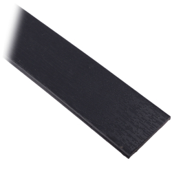 enobi Flachleiste 60 x 2,5 mm aus Kunststoff mit selbstklebendem Schaumklebeband, anthrazit Dekor (RAL 7016), Länge 600 cm | Fensterleiste, Abdeckleiste