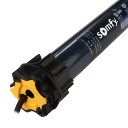 Somfy Funk-Rohrmotor S&SO RS100 io Hybrid 15/17, 15 Nm, Baureihe 50 | ab  50 mm (Funk + verdrahteter Schalter)