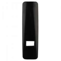 enobi Abdeckplatte für Gurtwickler Venus, Kunststoff schwarz glänzend (Blende)