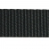 Stahl Dickes Gurtband A 610/402/25 aus Polyester, Breite 25 mm, Meterware, Farbe schwarz