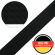 Stahl Sicherheitsgurtband 550 S/30 aus Polyester, Breite ca. 30 mm, Meterware, Farbe schwarz